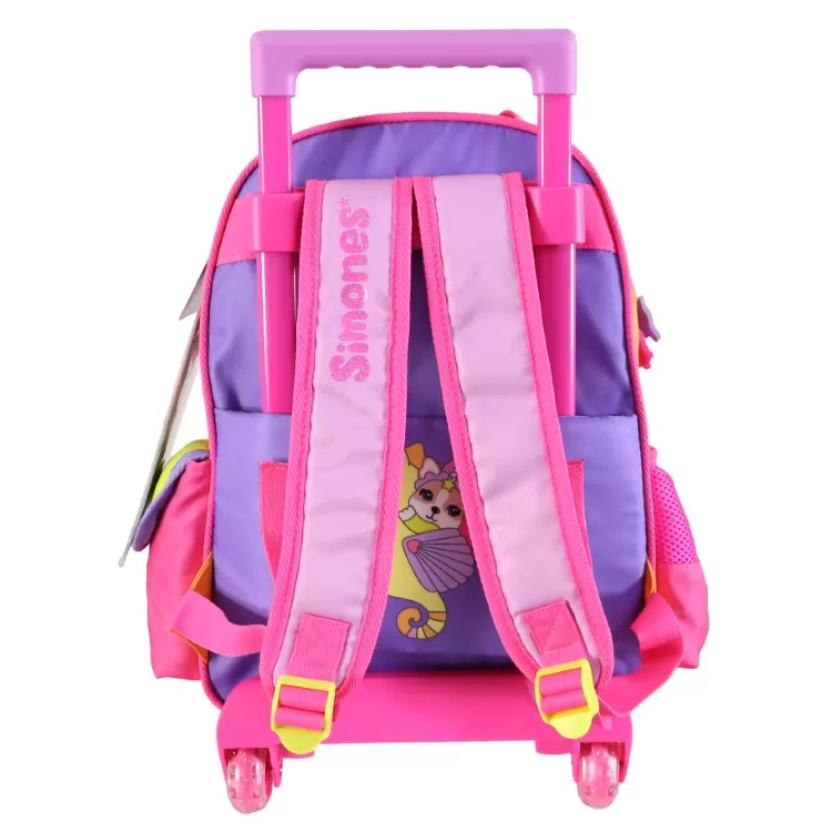 Mochila Escolar Cresko 2026 Simones 14" con Carro Art.SI940